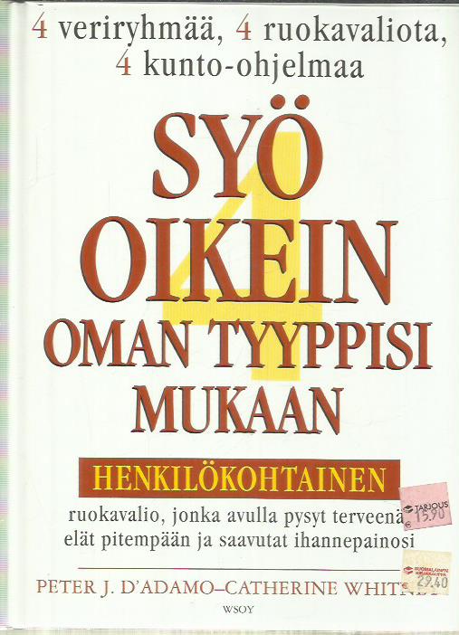 Syö oikein oman tyyppisi mukaan