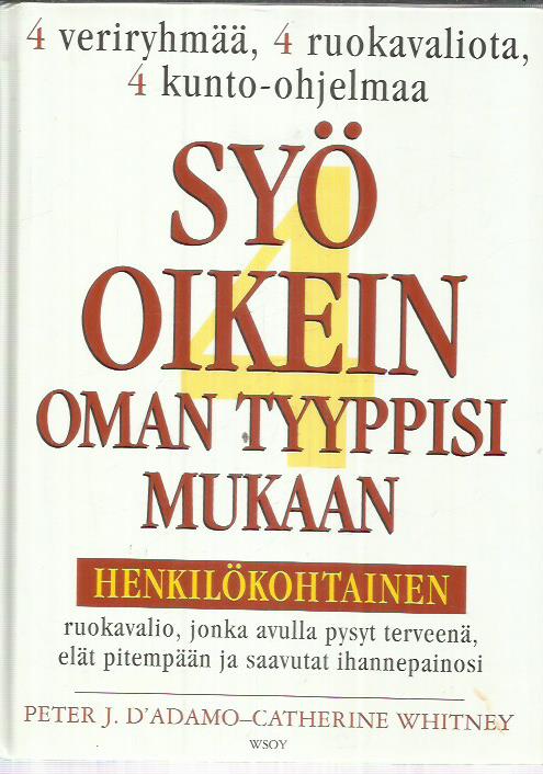 Syö oikein oman tyyppisi mukaan
