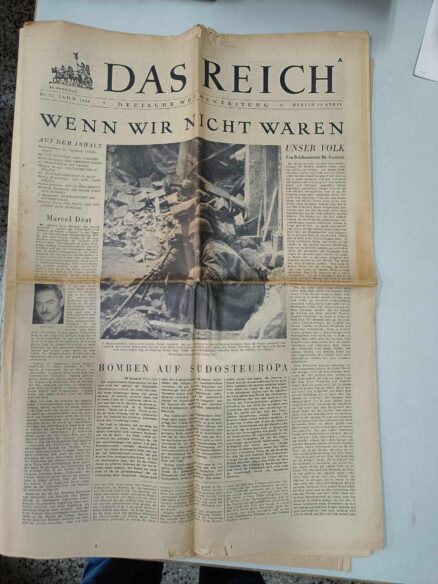 Das Reich 23. april 1944 nr. 17