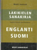 Lakikielen sanakirja englanti-suomi – English-Finnish Law Dictionary