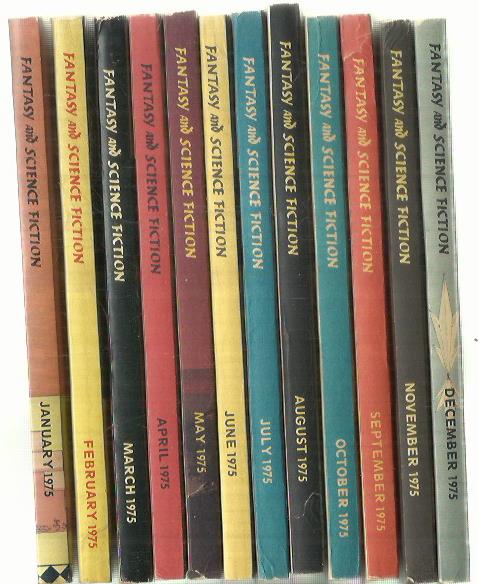 The Magazine of Fantasy and Science Fiction 1975[vuosikerran kaikki numerot]