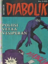 Diabolik 2/1975 – Poliisi vetää vesiperän