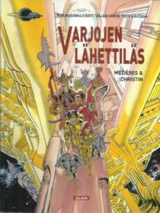 Varjojen lähettiläs -kirjan kansi