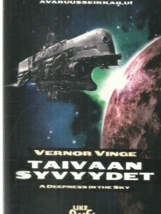 Taivaan syvyydet -kirjan kansi