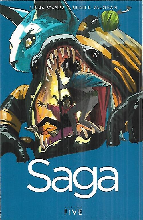 Saga Volume 5 -kirjan kansi