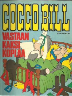 Cocco Bill vastaan kaksi koplaa -kirjan kansi