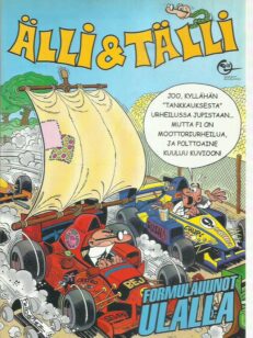 Ällin ja Tällin uudet seikkailut - Formulauunot ulalla -kirjan kansi