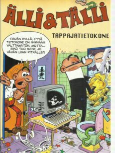Ällin ja Tällin uudet seikkailut - Tappajatietokone -kirjan kansi