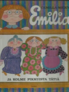 Elmilia ja kolme pikkuista tätiä -kirjan kansi