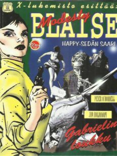 X-lukemisto esittää 4/1995 - Modesty Blaise Happy-sedän saari ym. -kirjan kansi