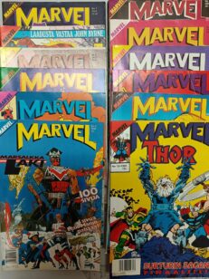 Marvel 1991 1-12 (vuosikerran kaikki numerot) -kirjan kansi