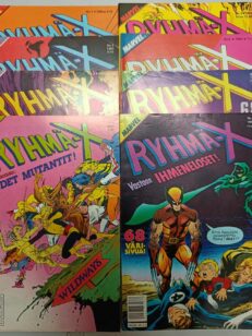 Ryhmä-X 1990 1-8 (vuosikerran kaikki numerot) -kirjan kansi