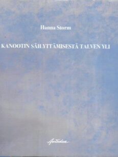 Kanootin säilyttämisestä talven yli -kirjan kansi