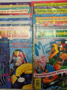 Judge Dredd 1-6/1991 ja 1-3/1992 -kirjan kansi