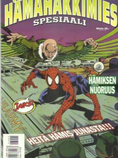 Hämähäkkimies spesiaali 2/1997 - Hämiksen nuoruus / Heitä Hämis junasta -kirjan kansi