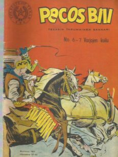 Pecos Bill 6-7/1956 -kirjan kansi