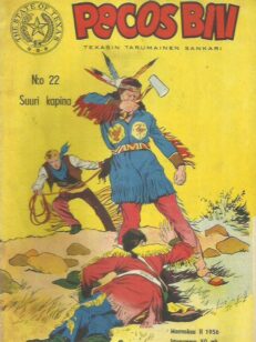 Pecos Bill 22/1956 -kirjan kansi