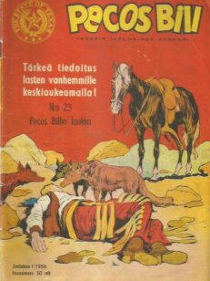 Pecos Bill 23/1956 -kirjan kansi
