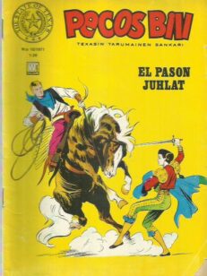 Pecos Bill 10/1972 -kirjan kansi