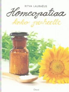 Homeopatiaa koko perheelle -kirjan kansi
