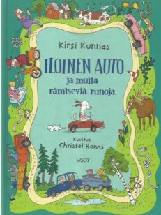 Iloinen auto ja muita rämiseviä runoja -kirjan kansi