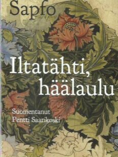 Iltatähti, häälaulu -kirjan kansi