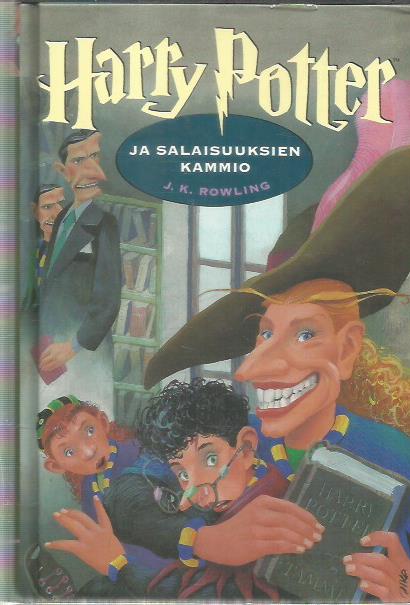 Harry Potter ja salaisuuksien kammio -kirjan kansi