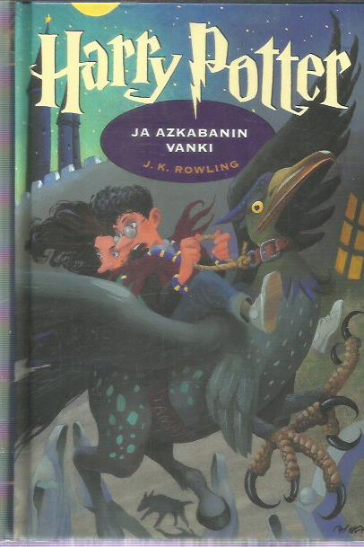 Harry Potter ja Azkabanin vanki. 3 -kirjan kansi
