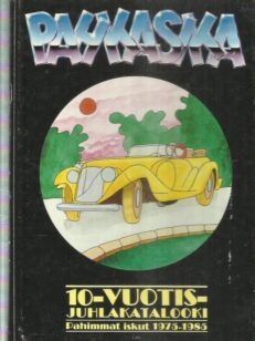 Pahkasian 10-vuotisjuhlakatalooki - Pahimmat iskut 1975-1985 -kirjan kansi