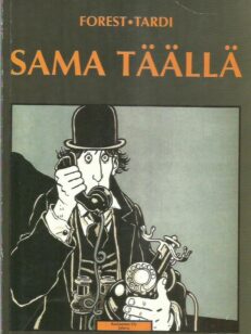 Sama täällä -kirjan kansi