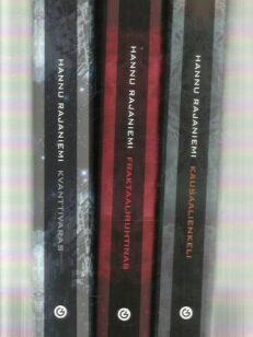 Kvanttivaras-trilogia - Kvanttivaras, Fraktaaliruhtinas, Kausaalienkeli -kirjan kansi