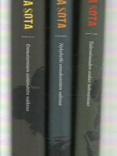 Tuleva sota 1-3 - Ennustamisen sietämätön vaikeus, Nykyhetki ennakointien valossa, Tulevaisuuden sodan tulevaisuus -kirjan kansi