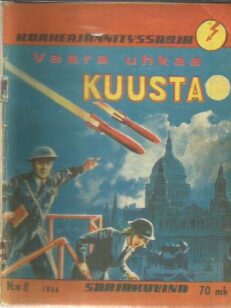 Korkeajännityssarja 8/1954 - Vaara uhkaa Kuusta -kirjan kansi
