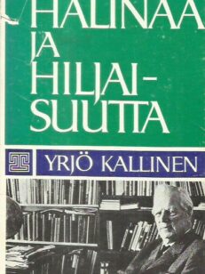 Hälinää ja hiljaisuutta -kirjan kansi