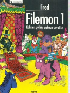 Filemon 1 - Kolmen pöllön aukean arvoitus -kirjan kansi