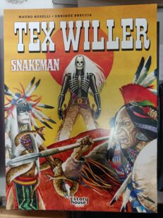 Tex Willer - Snakeman -kirjan kansi