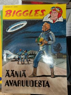 Biggles - Ääniä avaruudesta -kirjan kansi