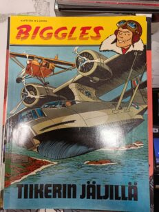 Biggles - Tiikerin jäljillä -kirjan kansi