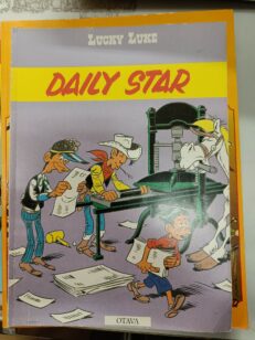 Lucky Luke - Daily Star -kirjan kansi