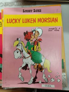 Lucky Luken morsian -kirjan kansi