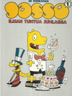 Jasso - Ilman tuntua juhlassa -kirjan kansi