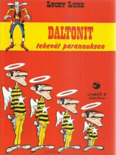 Lucky Luke - Daltonit tekevät parannuksen -kirjan kansi