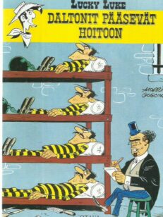 Lucky Luke - Daltonit pääsevät hoitoon -kirjan kansi