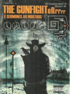 Gunfighterrrrr : V sermones ad mortuos -kirjan kansi