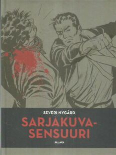 Sarjakuvasensuuri -kirjan kansi