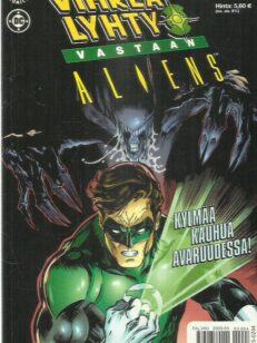 Vihreä lyhty vastaan Aliens -kirjan kansi