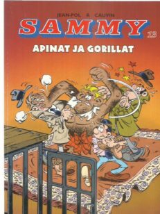 Sammy 13 - Apinat ja gorillat -kirjan kansi