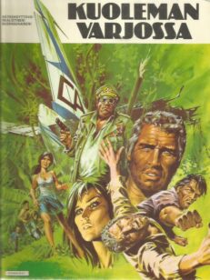 Kuoleman varjossa -kirjan kansi
