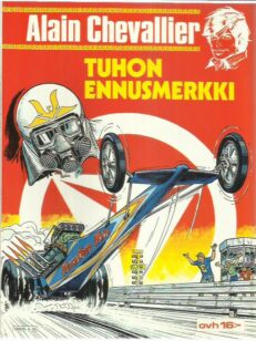 Alain Chevallier - Tuhon ennusmerkki -kirjan kansi