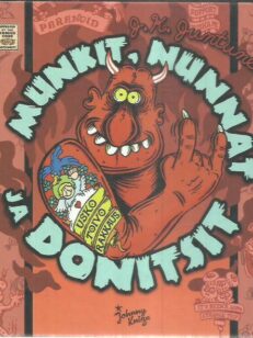 Munkit, nunnat ja donitsit -kirjan kansi